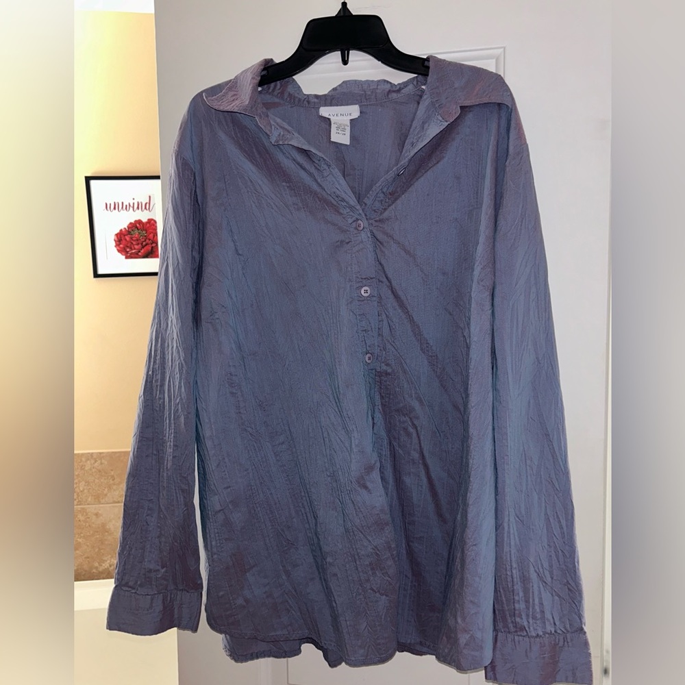 Iridescent top.